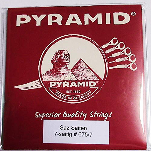 Pyramid 7-Saiten Saz Baglama Saiten Langer Ausschnitt