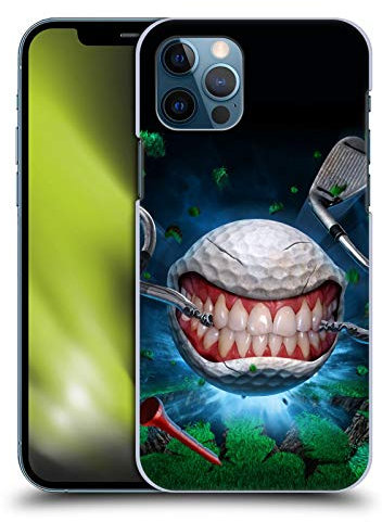 Head Case Designs Offizielle Tom Wood Golf Monster Harte Rueckseiten Handyhülle Hülle Huelle kompatibel mit Apple iPhone 12 / iPhone 12 Pro