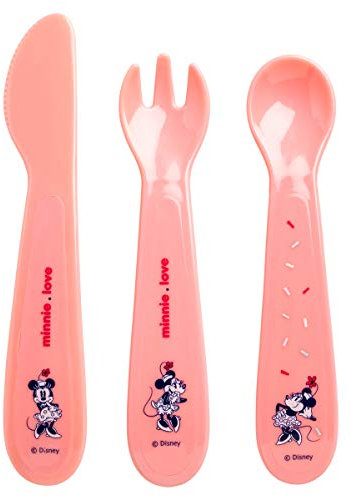 babyCalin - Disney Set de 3 cubiertos de Minnie