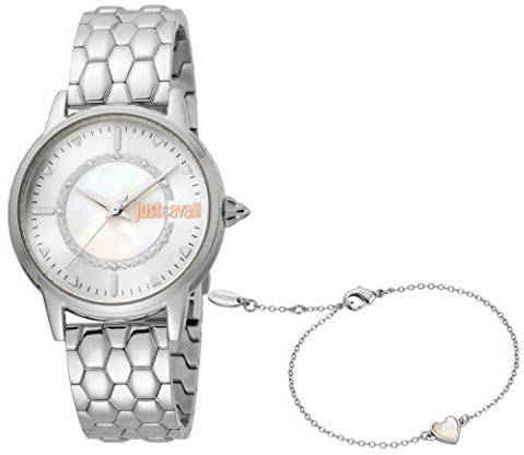 Just Cavalli Women's Analog-Digital Automatic Uhr mit Armband S7233845