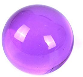 ABCBCA 30mm Cristallo Palla Quarzo Vetro Trasparente Sfera Sfera di Vetro Palla Palla Fotografica Palle Cristallo Artigianale Decorazione Feng Shui (Color : Purple)