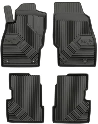 MOTOS Gummimatten Auto Fussmatte passend für Opel Corsa D 2006-2014 Hatchback Verbessern Sie Ihren Reisekomfort mit Antirutschmatte Auto No.77- Allwetter fußmatten Auto, Schutz vor Verschmutzung