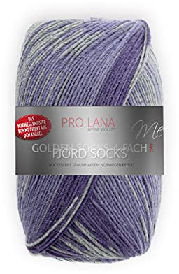 Fjord Socks Pro Lana,Norwegermuster stricken,musterbildend,100g/400m,Sockenwolle 4-fädig, (192)