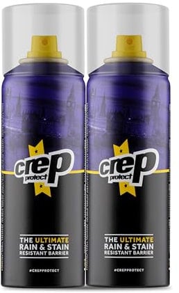 Crep Protect Shoe Protector Spray - 200ml Rain & Stain Waterproof Nano Protection for Sneaker, Leather, Nubuck, Suede & Canvas (Pack of 2)