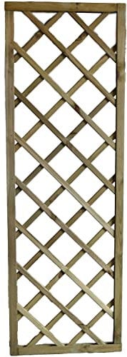 Fercasa grigliato in legno di pino impregnato 180 x 90 cm per rampicanti per esterno