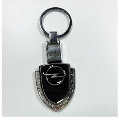 AMENAS Metall Schlüsselanhänger, für Opel Astra HGJ Insignia Mokka Zafira Corsa Vectra Auto Schlüsselbund Ersatz Autoschlüsselbund,C