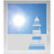 INDIGOS UG - Leuchtturm - ab 800x500 mm - Glasdekorfolie Silber fein satiniert - Blickdicht - Folie Duschkabine - Bad - Fensterfolie - selbstklebend - Dusche Sichtschutzfolie - individuelle Breite