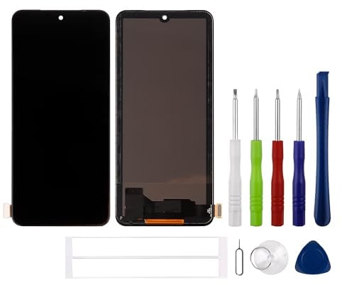 swark Pantalla TFT de repuesto para Redmi Note 12S 4G 2303CRA44A, 23030RAC7Y, 2303ERA42L LCD Display con kit de herramientas de reparación mejorado, sin función de huellas dactilares