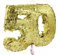 Pinata Zahl 50 Gold metallic 50. Geburtstag Party Spiel
