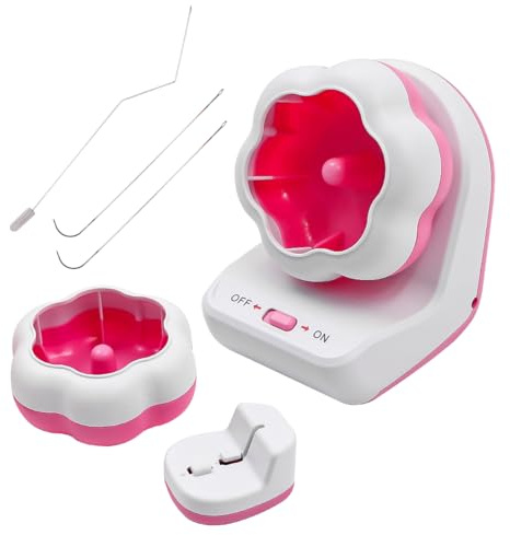Alnicov Elektrischer Tonperlen-Spinner, automatisches Tonperlen-Set für die Herstellung von Armbändern, Halsketten, Taillen-Bastelarbeiten