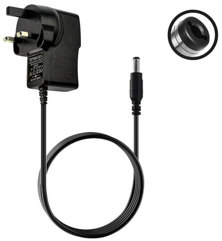 12V 1A Power Supply Adapter, AC to DC Powers Adapter Converter 100-240V 50/60 Hz Center Positive, Universal 1000MA UK Plug Transformer Charger, Stable Durable, for Kids Electric Cars LED Strip Lights