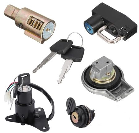 Tankdeckel Für Y&amaha V&irago XV125 XV250 XV535 Motorrad Zündschloss Kraftstoff Tankdeckel Schloss Schlüssel XV 125 250 535 Teile