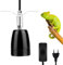 UQTUKO Lampe Chauffante Tortue, E27 Support de lampe chauffante en céramique avec câble interrupteur lampe tortue terrestre Chauffage de Reptile pour Tortue, Lézard (Sans ampoule)