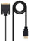 Brightium Cable DVI a HDMI 1.8m, DVI 18+1/M a HDMI A/M, Ideal para conectar Dispositivos de Video transmisión de señales.