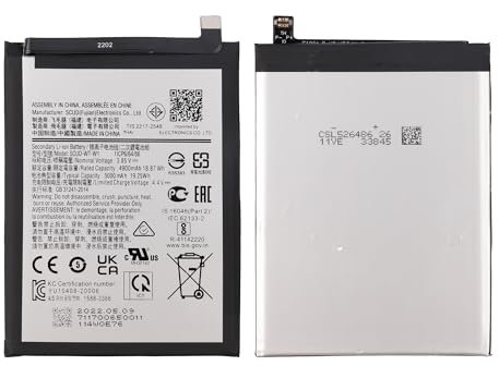 Duotipa Scud-WT-W1 Batterie de rechange 4900 mAh compatible avec Samsung Galaxy A22 5G & A14 4G/5G & A22s 5G & M22 avec kit d'outils de réparation