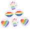 OATIPHO 1 Satz Schwule Brosche Stolz Stift Armbänder Flagge Ansteckblume Rainbow Pin Trachten Anstecker Trachten Pin Hutnadel Für Taillierte Hüte Anstecknadeln Für Rucksäcke Weißblech 6st