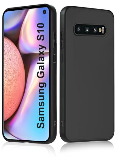Simply Speakers Handyhülle für Samsung Galaxy S10 Hülle, Antikratzer, Anti-Schock, Anti-Rutsch Schutzhülle, Unterstützt kabelloses Laden,Anti-Fingerabdruck Fallschutz hülle für Samsung S10