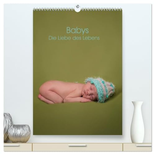 Babys - Die Liebe des Lebens (hochwertiger Premium Wandkalender 2026 DIN A2 hoch), Kunstdruck in Hochglanz: Neugeborene liebevoll fotografiert (CALVENDO Menschen)
