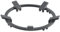 Milageto Cast Iron Wok Ring Pot Bracket Reusable Anti Slip Wok Stand Rack Round Bottom Frying Pan Stand for Cooking Cookware Supplies