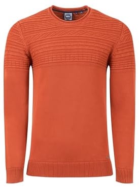 Weird Fish Fahri Mixed Stitch Crew Neck Jumper. (Jumper/Sweater/Fleece)