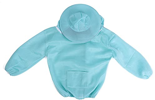 Bienenzuchtanzug atmungsaktivem Imker Jacke Schutzausrüstung Accessoires mit Schleier Outdoor -Gebrauch