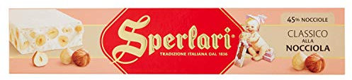 Sperlari - Torrone Classico, Senza Glutine, Nocciola, 250 Grammo