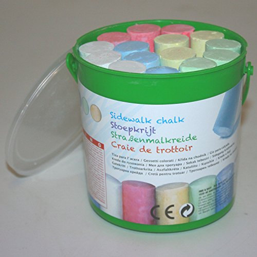 Fuchs 9838 Straßenkreide 15 Stück im Eimerchen