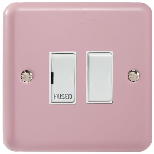 Varilight 13A Switched Fused Spur Rose Pink