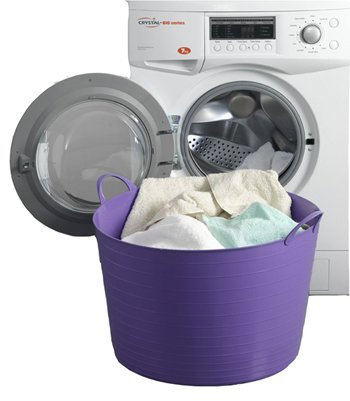 40 LITRE LTR LARGE LAUNDRY BASKET STORAGE TUB FLEXI BUCKET BASKET
