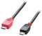 LINDY Câble USB 2.0 Micro-B vers Micro-B OTG, 0,5m, Noir