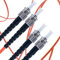 BEYONDTECH LWL Patchkabel ST ST OM1 - Glasfaser Multimode Duplex (15 Meter) UPC/UPC - 62.5/125 (LSZH)
