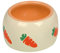 Nobby Keramik Futtertrog CARROT, beige / orange 125 ml, 1 Stück