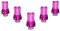 Armerah Flat 510 Boquilla de goteo eCig corta/estrecha de plástico/opaco paquete de 5, color morado