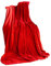 CelinaTex Flauschige XL Kuscheldecke 220 x 240 cm rot Decke Sofa Wohndecke weich Soft Mikrofaser Fleece Oeko-TEX TV-Decke