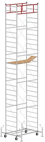 Trabattello altezza di lavoro 8.90 m in acciaio serie M5 LUX made in italy I SCEDIL