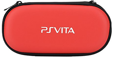 Hartschalenkoffer-Schutzhülle Tragbare Reisetasche für PS Vita, stoßfeste Vita-Reisetasche(rot)