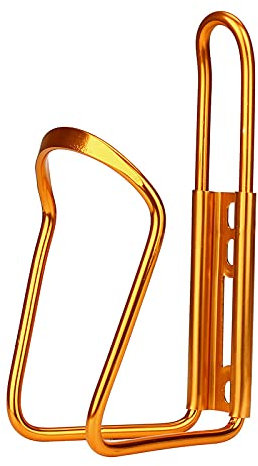 Wasserflaschenhalter, Flaschenhalter, Fahrrad-Getränkehalter, ultraleichte Aluminiumlegierung, Mountainbike, Rennrad, Flaschenhalter für Radfahren, Outdoor-Aktivitäten, Gold, 4 Stück