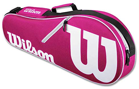 Wilson Advantage II Tennistasche, Pink/Weiß