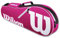 Wilson Advantage II Tennistasche, Pink/Weiß