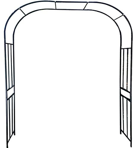 Rosenbögen Aus Metall,Gartenbogen Gartenlaube,Torbogen Für Kletterpflanzen,Pergola Rankhilfe Rankgitter,Spalier,Wetterbeständigkeit,Verzinkter Bogen Verwendet Für Innen/Außen/GartenRasen/Hochzeit