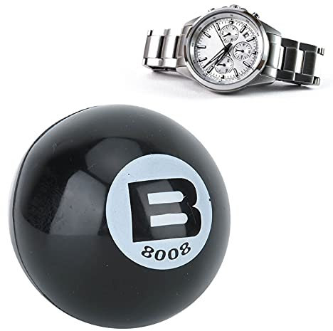 Omabeta Watch Back Case Opener, Durable Lightweight Rubber Material Unique Screwing Ball Type Rubber Ball Type Watch Case Opener for Opening Watch Back Case(Black high-end Ball Open)