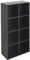 URBNLIVING 2, 4, 8 Cube Bookcase Shelving Display Shelf Storage Unit Wooden Organiser (8 Cube, Black)