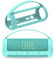 Silicone Cover Case for JBL Flip 6 Portable Bluetooth Speaker, Protective Carrying Case for JBL Flip 6 Speaker Accessories (Teal Case)