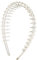 LYPOCS Serre Tete Homme Hommes Femmes Unisexe Peigne à Cheveux Zigzag Groupe enraclé Le Bandeau de Bande de Sport Serre Tete (Color : Transparent)