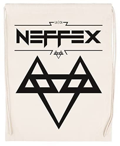 Neffex 2 Logo Beige Sporttasche Unisex Drawstring Bag Gym