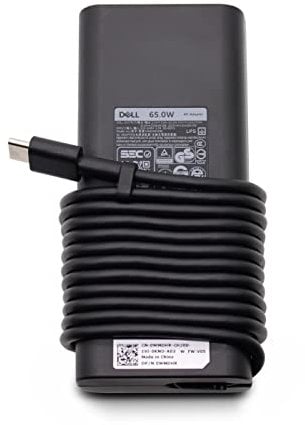 New For Dell Genuine Original USB-C Laptop Charger for Dell Chromebook 3100, 3100 2-in-1, 3110, 3110 2-in-1, 3400, 5190 2-in-1, Inspiron Chromebook 7486 65W Power Adapter Type-C Power Supply UK Cable
