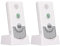 2 Way Voice Doorbell, Wireless Voice Intercom 2 Channels 3 Volume Levels Elderly Friendly for Hotel for Patient (White)