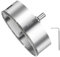 SALI Sierra perforadora de diamante de 120 mm con broca de centrado y broca para cristal, corona hueca recubierta de diamante para cerámica, porcelana, vidrio, mármol y pizarra