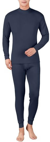 Herren Thermounterwäsche Motorrad Weich Thermo Unterwäsche Winter Innenfleece Fussball Thermohose Thermoanzug Dickes Atmungsaktiv 4XL Funktionsunterwäsche Herrenunterwäsche Sportunterwäsche