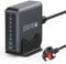 USB C Charger Multiple, 350W GaN Charging Station Hub Brick, 8 Port Fast Charger Block, Power Adapter Plug for Samsung/iPhone/Google, PD100W+65W Laptop Charger for MacBook Pro/Air